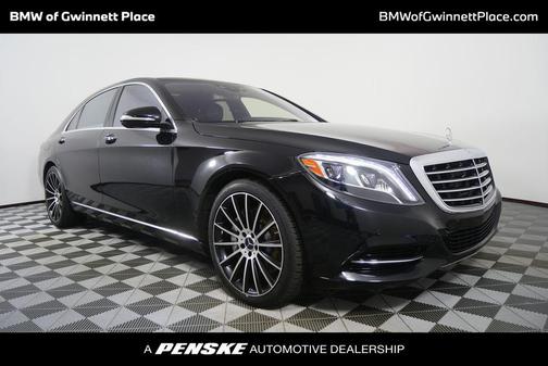Black 2015 Mercedes-Benz S-Class 4MATIC