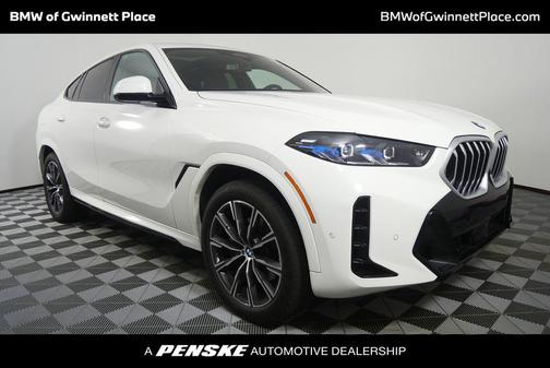 Alpine White 2025 BMW X6 xDrive40i