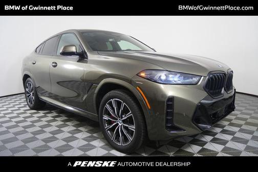 Manhattan Green Metallic 2024 BMW X6 xDrive40i