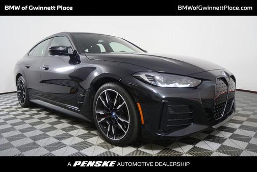 Black Sapphire Metallic 2023 BMW i4 Gran Coupe M50