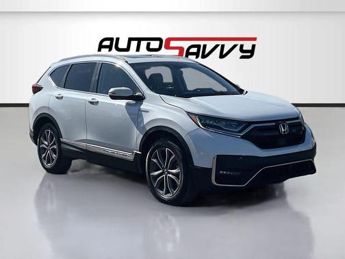Platinum White Pearl 2022 Honda CR-V Hybrid Touring