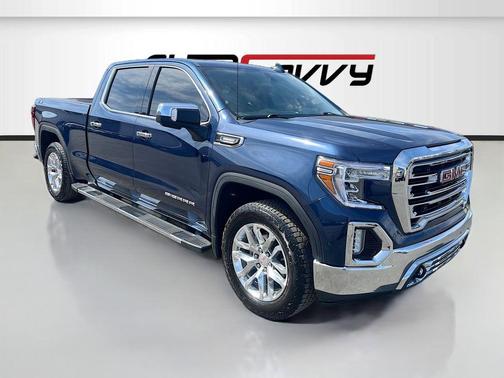 Pacific Blue Metallic 2022 GMC Sierra 1500 SLT