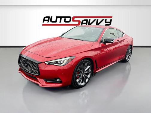 Dynamic Sunstone Red 2022 INFINITI Q60 3.0t Red Sport 400