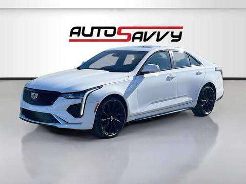 Summit White 2023 Cadillac CT4 Sport