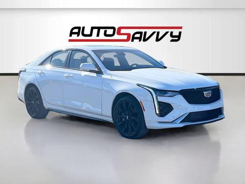 Summit White 2023 Cadillac CT4 Sport