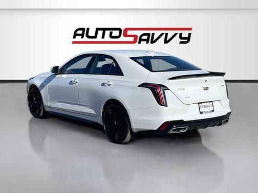 Summit White 2023 Cadillac CT4 Sport