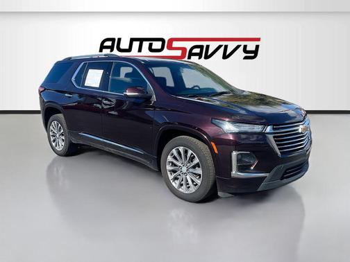 Black Cherry Metallic 2023 Chevrolet Traverse Premier
