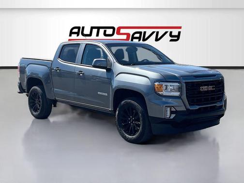 Satin Steel Metallic 2022 GMC Canyon Elevation