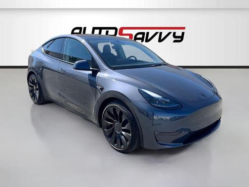 Charcoal 2022 Tesla Model Y Performance Dual Motor All-Wheel Drive