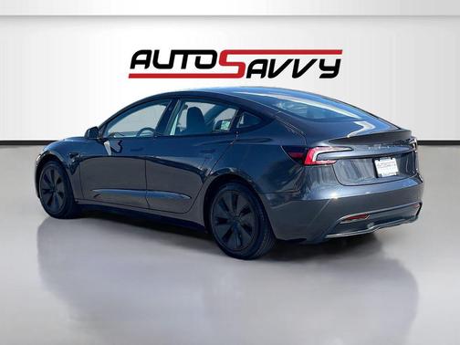 Stealth Grey 2025 Tesla Model 3 Long Range