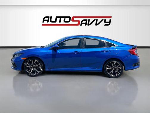 Aegean Blue Metallic 2021 Honda Civic Sport