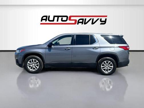Satin Steel Metallic 2019 Chevrolet Traverse LS