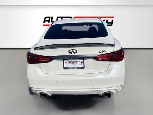 Majestic White 2022 INFINITI Q50 3.0t LUXE