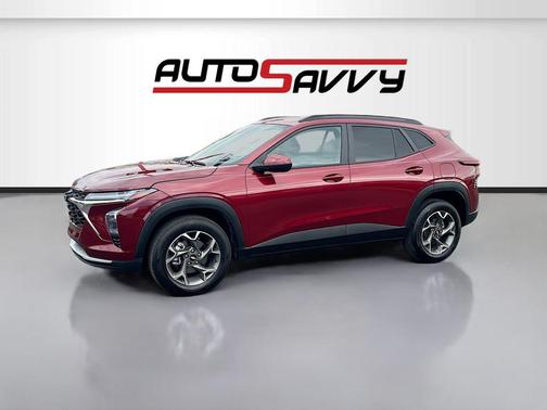 Crimson Metallic 2025 Chevrolet Trax LT