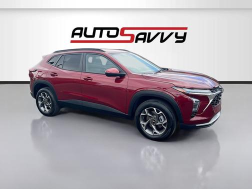 Crimson Metallic 2025 Chevrolet Trax LT