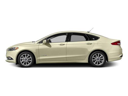 White Gold 2017 Ford Fusion Hybrid SE