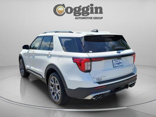 STAR WHITE MET TRI-COAT 2025 Ford Explorer PLATINUM