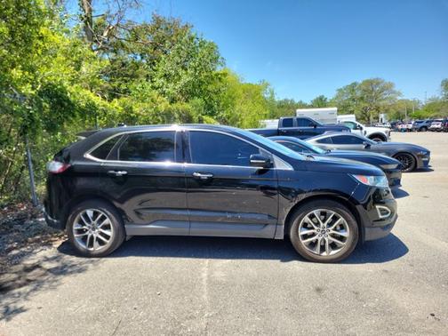 SHADOW BLACK 2017 Ford Edge TITANIUM