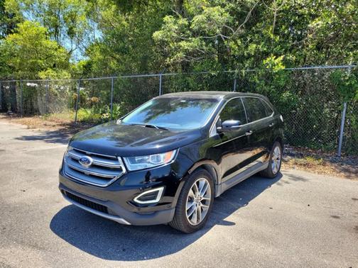 SHADOW BLACK 2017 Ford Edge TITANIUM