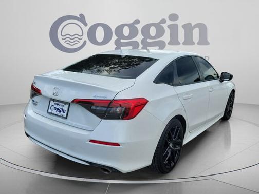 Platinum White Pearl 2022 Honda Civic SPORT