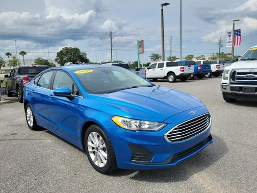 VELOCITY BLUE 2020 Ford Fusion SE