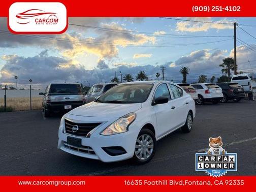 Cloud White 2016 Nissan Versa 1.6 S