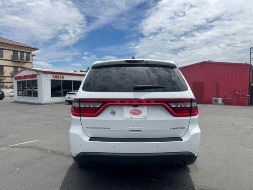 White 2015 Dodge Durango Limited