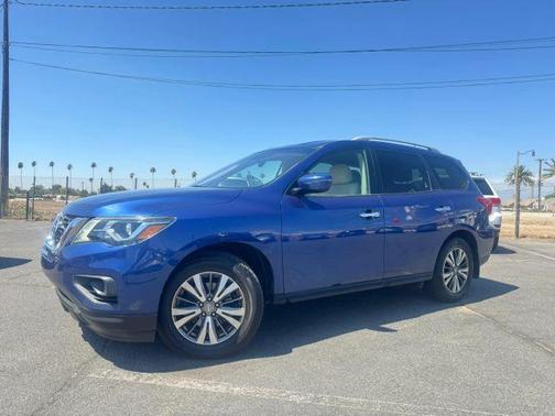 Caspian Blue 2017 Nissan Pathfinder S