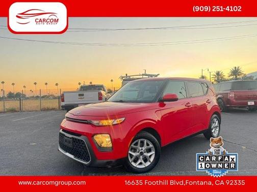 Red 2020 Kia Soul S