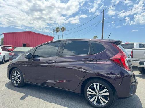 Red 2015 Honda Fit EX