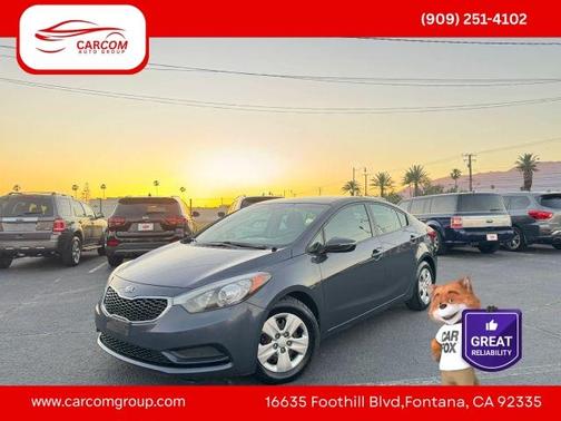 Gray 2015 Kia Forte LX