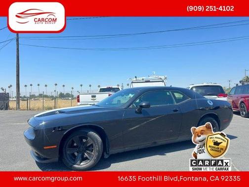 Black 2016 Dodge Challenger SXT