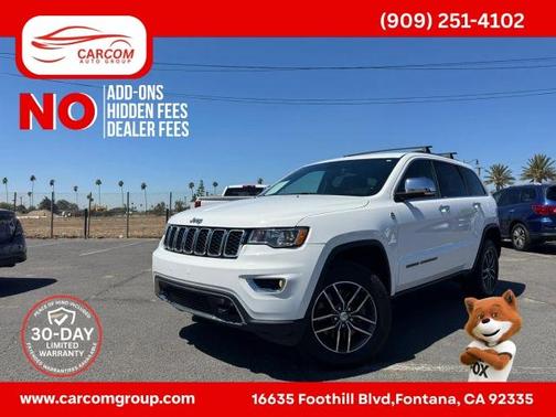 White 2018 Jeep Grand Cherokee Limited