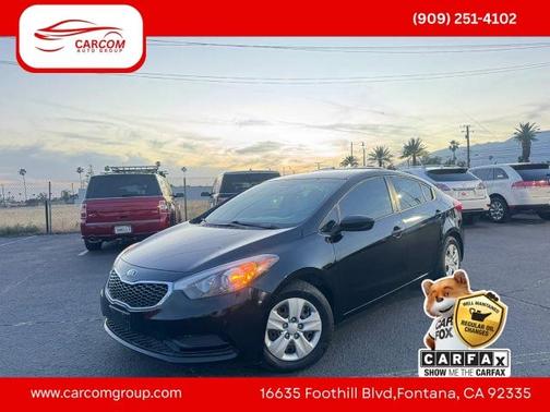 Black 2016 Kia Forte LX
