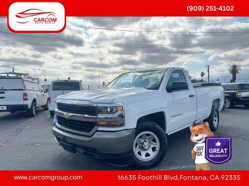 White 2018 Chevrolet Silverado 1500 WT