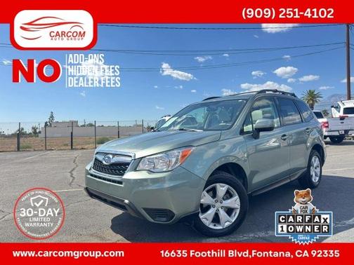 Jasmine Green Metallic 2016 Subaru Forester 2.5i Premium