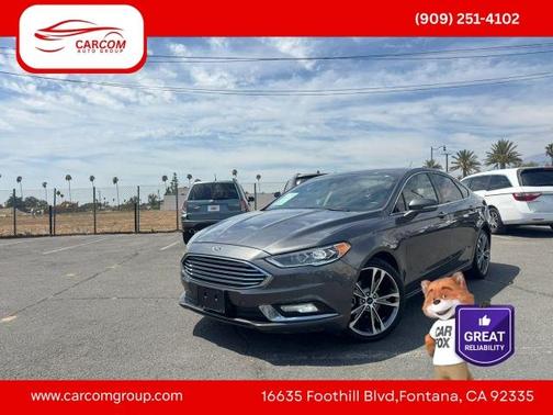 Gray 2017 Ford Fusion Titanium