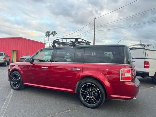 Red 2015 Ford Flex SEL