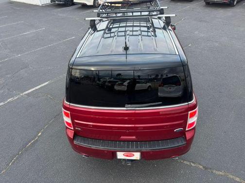 Red 2015 Ford Flex SEL