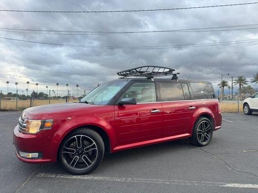 Red 2015 Ford Flex SEL