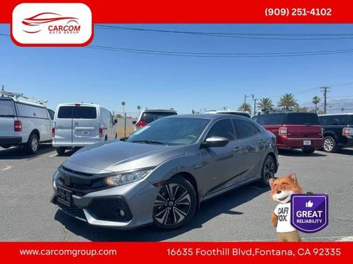 Gray 2017 Honda Civic EX