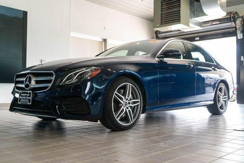 Blue 2018 Mercedes-Benz E-Class E 300