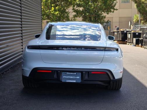 White 2025 Porsche Taycan 4