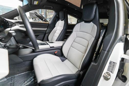 White 2025 Porsche Taycan 4