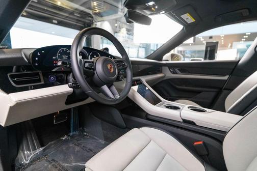 White 2025 Porsche Taycan 4
