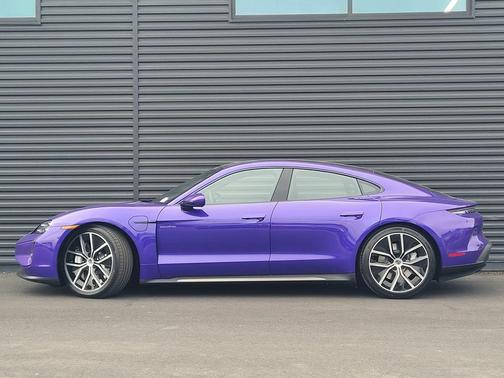 Purple 2025 Porsche Taycan Turbo