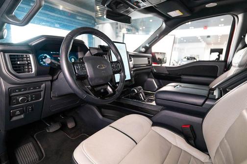 Red Metallic 2022 Ford F-150 Lightning Platinum