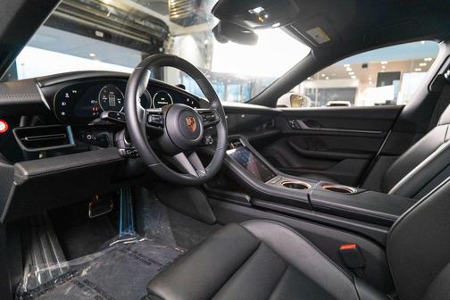 White 2025 Porsche Taycan 4S