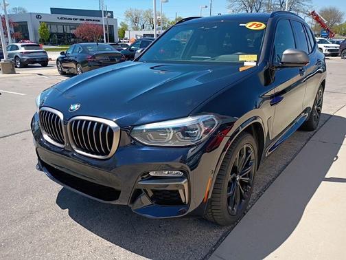 Carbon Black Metallic 2019 BMW X3 M40i