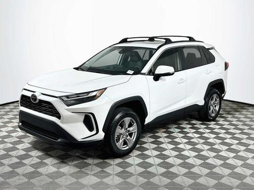 White 2022 Toyota RAV4 XLE